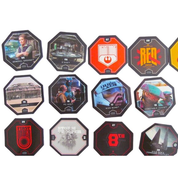 Disney Star Wars Cosmic Shells Complete Set of 72 Cards - Picture 6 of 16